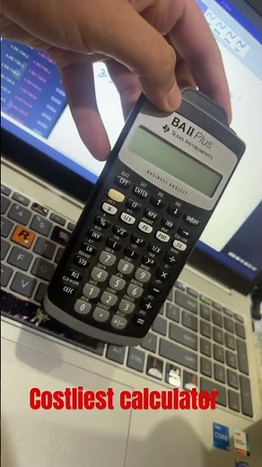 Master your finance game with Texas Instruments BA IIPlus#FinanceTools #shorts #FinancialCalculator