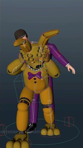 FNAF AR | Springlock failure (William Afton adition Glitch) | Behind the scenes | Yerribrine