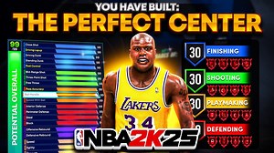 This 7'0 demigod center build is dominating NBA 2K25! Best big man build NBA 2K25