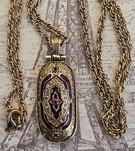 Vintage Vatican Library Inspired Enamel Cross Pendant 90s Rare HTF Estate Jewelry - Etsy