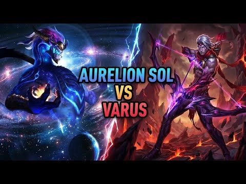 MVP ADC Aurelion Sol (7/1/11) vs Varus | Te emparejan con malos adc, entonces toca ser el adc