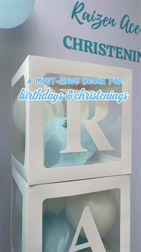 Creative Balloon Box Ideas for Birthdays and Christenings