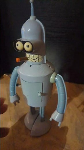 Rare 2000 Futurama Bender Wind-Up Robot Still Works! 🤖💨 #Futurama #VintageToys