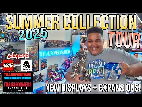 MY SUMMER 2025 TRANSFORMERS ROOM TOUR! | NEW SHELVES + DISPLAYS! [Studio Series + Premium + MORE!]