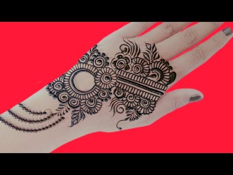 Very beautiful back hand mehndi design | Full hand mehndi design | Mehandi design | Mehndi | Mehdi |