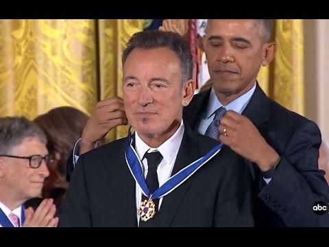 Bruce Springsteen Receives Medal of Freedom