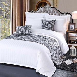 [Hot Item] Fashion Design 100% Cotton Comfortable Hotel Bedding Set Bed Runner