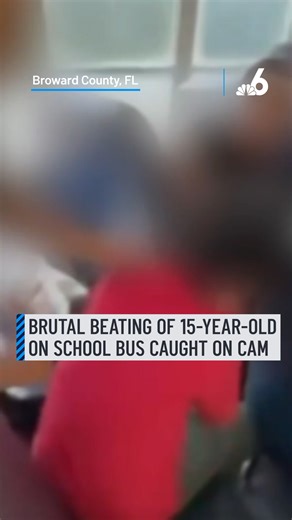Cellphone video shows the moment a student was attacked by two other minors aboard a Broward County school bus, and now the mother of the student wants to press charges. In the video, Deysi Gonzalez's son was first punched in the nose, then another student hit his body several times. Meanwhile, other students recorded what happened, but no one intervened. Full video: http://on.nbc6.com/BwplXFF #fight #school #bus #teen #mom | NBC 6