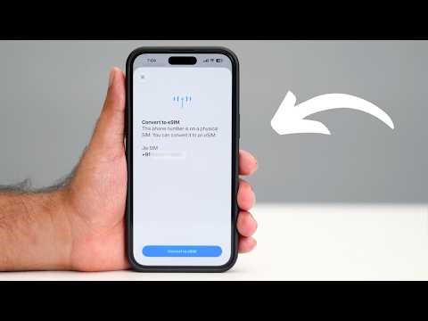 How To Convert SIM To eSIM On iPhone (2026)