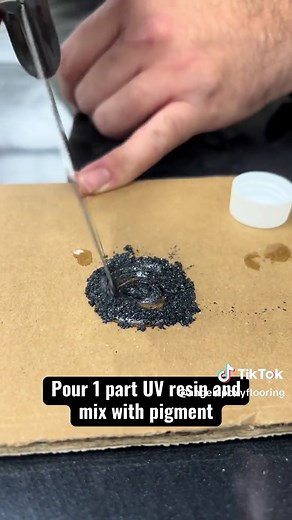 Repairing Small Holes in Metallic Epoxy Floors