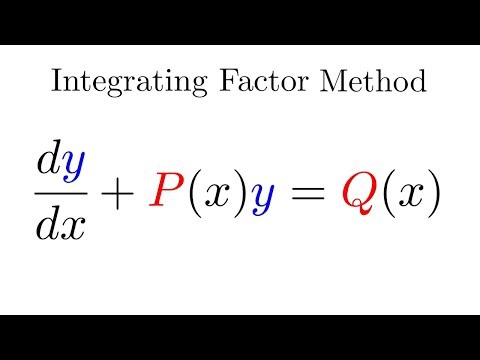 Integrating Factor Explained Intuitively | First-order Differential Equations