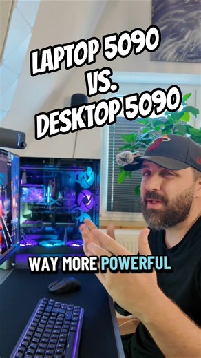 Laptop 5090 vs Desktop 5090 -50% performance #5090 #laptop #performance #5080 #hardware