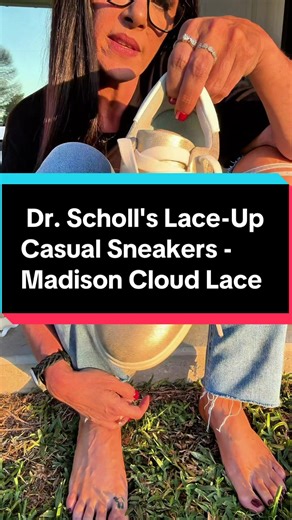 Dr. Scholl's Lace-Up Casual Sneakers -Madison Cloud Lace @QVC, Inc #tiktokshopcreatorpicks #tiktokshopspringglowup #qvcnewarrivals