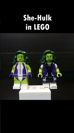 I built She-Hulk in LEGO