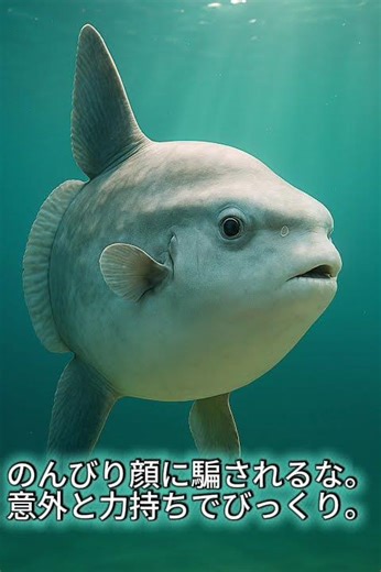 マンボウ、のんびり顔に騙されるな！ #マンボウ #海の不思議 #ショート