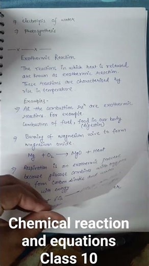 Chemical reaction and equations, endothermic and exothermic reactions, assertion -reason based