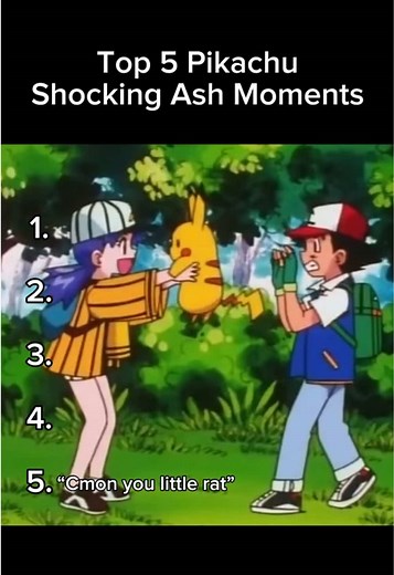 Pikachu's Shocking Moments with Ash in Pokémon