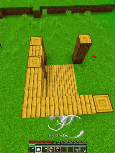 Minecraft When I Need A Starter House...🤯 (World's Smallest Violin) #minecraft #shorts