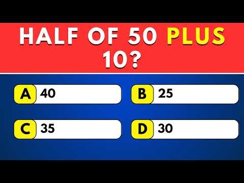 Think You're Good at Math? Try This 50-Question Challenge! 🧠📊