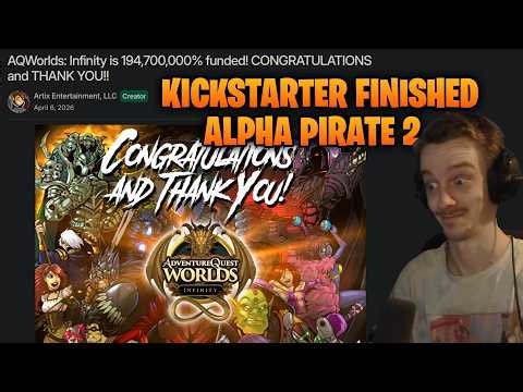 AQW Infinity Kickstarter Is over! New Alpha Pirate near $2 Million Raised!