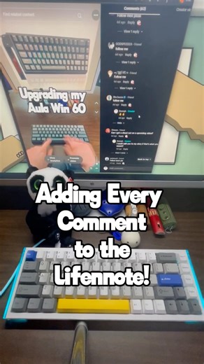 Adding Every Commenter to the LifeNote - Typing ASMR, Writing Your Names, Satisfying Keyboard Sounds