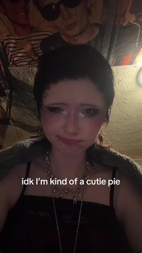 Cutie Pie with a Punk Goth Twist