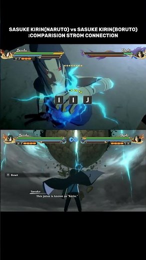 Sasuke Kirin Comparison: Shippuden vs Boruto Era | Naruto x Boruto Storm Connections #naruto