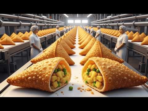 Inside the $100M Samosa Factory: How 1,000,000 "Golden Pyramids" are Made Daily
