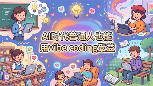 AI时代普通人更能从vibe coding中受益