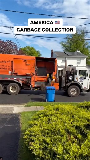 🗑️ Garbage Collection in the USA | Amazing Trash Collection System #USA #Garbage #TrashTruck 🇺🇸