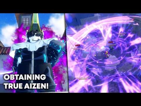 Getting TRUE AIZEN in this Roblox Anime Game!