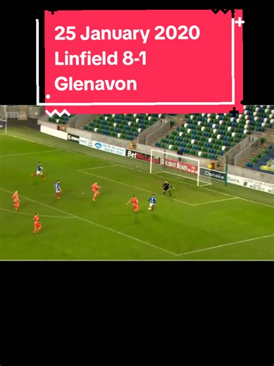🚨 Irish League - On This Day 🚨 25 January 2020 Linfield demolish Glenavon 8-1 at Windsor Park. Goals from Joel Cooper (2), Stephen Fallon, Matthew Clarke, Shayne Lavery, Kirk Millar, Jordan Stewart and Jimmy Callacher completed the rout. #irishleague #Linfield #glenavon #belfast #football