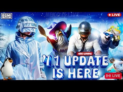 ☃️4.1 UPDATE IS Here ❄️SOLO VS SQUAD 🇦🇱 | BGMI LIVE STREAM