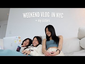 WEEKEND IN MY LIFE!! | NYC, prom dress shopping, with my sisters, lots of eating