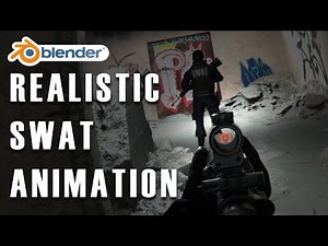 Swat bodycam footage animation |Blender|