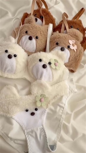 Flourish Official Store on Instagram: "Cuteness Meets Comfort 🧸✨ Our Teddy Bear Plush Lingerie Set — soft, playful, and designed to make you feel cozy and adorable. Perfect for gifting, special moments, or just adding a little fun to your wardrobe. Soft Plush Fabric | Cute Detailing | Comfy Fit"