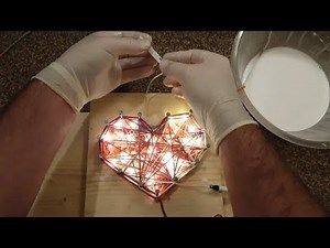 DIY Glowing Heart Art | Led Heart Decoration | Heart Lantern