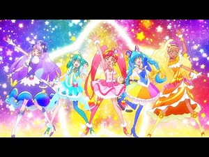 [1080p] Color Charge! (Star Twinkle Precure Group Transformation Short Star Ver. )
