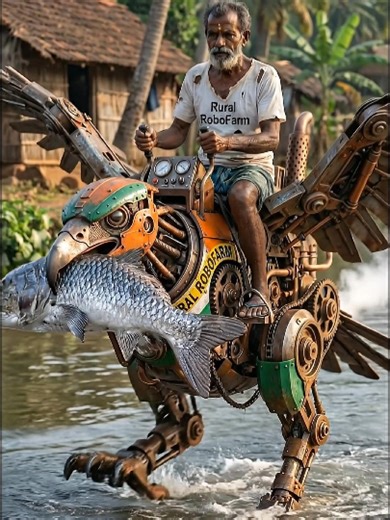 Rural RoboFarm Prototype: Mechanical Eagle Fish Catcher