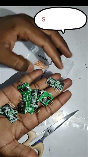 generic 433 MHz RF transmitter and receiver modules