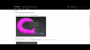 Triangulation in export of fbx model
