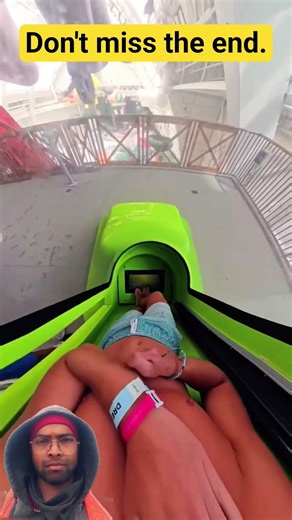 It drops you into a horizontal LOOP! #waterslide #slide #trending#shorts #viral YouTube shorts video