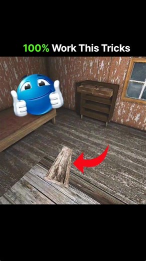 100% WORK PLANK SECRET TRICK💡🔥 #horrorgame #granny #shorts