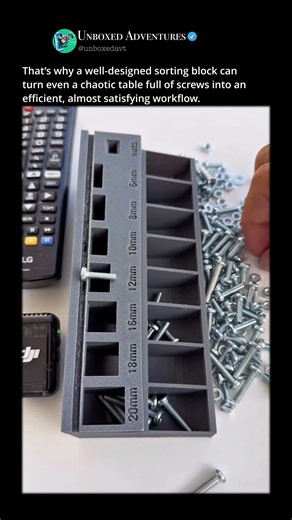 This Screw Sorter Makes Organization Effortless #shorts