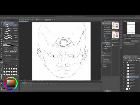 Real Alien Drawing Speedpaint