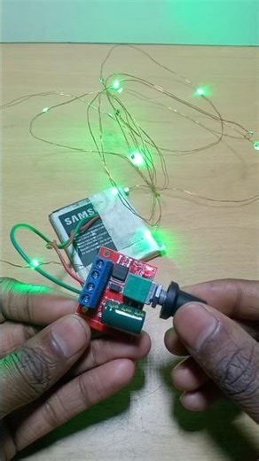 Making Speed + Brightness Controller | PWM DC Motor Speed Regulator 5V - 5Amp #shorts #electronic