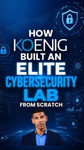 How Koenig Built an Elite Cybersecurity Lab From Scratch 🚀 #Shorts