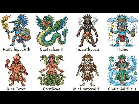 Every Major Aztec God Explained in 21 Minutes