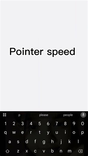 pointer speed android settings