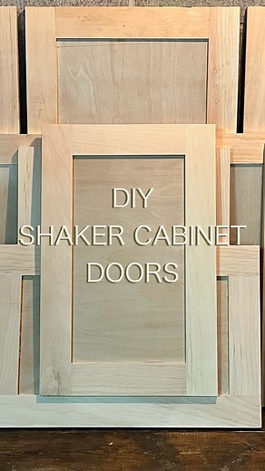 Refacing my cabinets and making my own shaker doors with a router table #diy #diyhome #kitchenrenovation | SG Carpentry